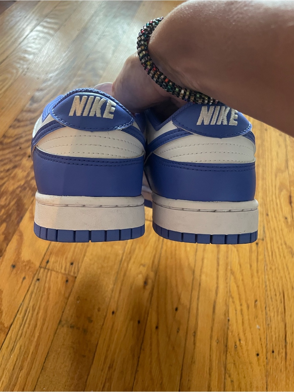 Nike Periwinkle and White Low-Top Athletic Sneakers-used once
